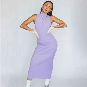 𝗡𝗪𝗧 𝗭𝗮𝗿𝗮 • Ribbed Zippered Dress